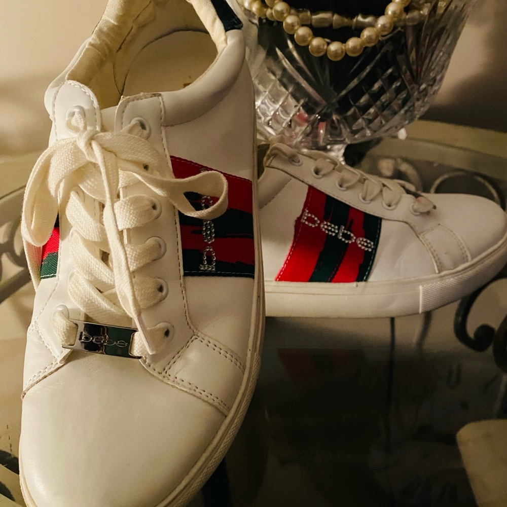 Bebe Logo Bling Sneaker
